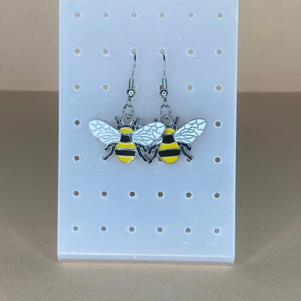 Bumblebee Dangle Earrings